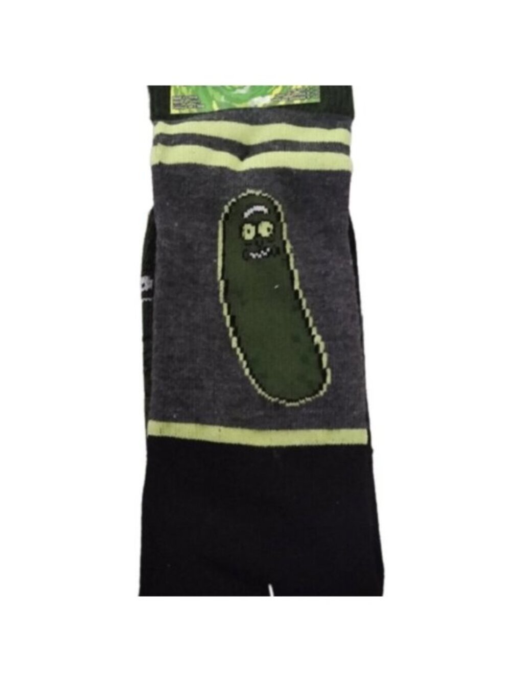 Men's Rick & Morty Pickle Rick 2 pair Socks, size 6-12